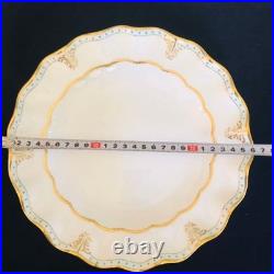 Royal Crown Derby Lombardy 26cm Bone China Dinner Plates Gold Rim