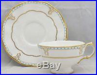 Royal Crown Derby Lombardy Footed Cup & Saucer Set
