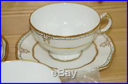 Royal Crown Derby Lombardy Set of (5) Footed Cups, 2 3/8 & (5) Saucers, 5 7/8