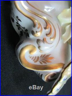 Royal Crown Derby Low Peacock Figure #F312 c. 1935