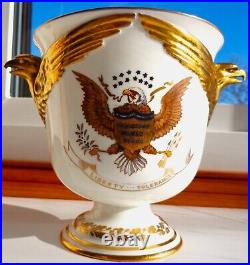 Royal Crown Derby Ltd Edition 1939 Eagle Handld Cup/vase King Geo VI Visit To Us