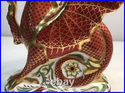 Royal Crown Derby Ltd. Edition Welsh Dragon 1st Quality 22k Gold Accents