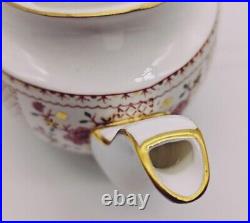 Royal Crown Derby Lucienne Teapot Creamer Sugar Pot Set