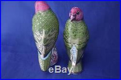 Royal Crown Derby Majestic Lovebirds Pair L/e 500 Paperweights New / Boxed