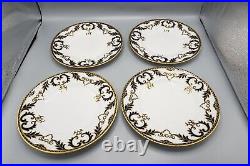 Royal Crown Derby Majesty Dinner Plates Set of 12- 10 5/8 FREE USA SHIPPING