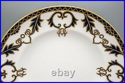 Royal Crown Derby Majesty Salad Plates Set of 12- 8 5/8 FREE USA SHIPPING