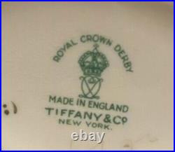 Royal Crown Derby Marked Tiffany & Co. Creamer & Sugar Set