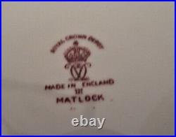 Royal Crown Derby Matlock 5 Plates