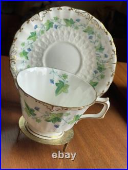 Royal Crown Derby Medway (Buford) China Set Of 4 Cream Soups And Plates England