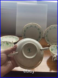 Royal Crown Derby Medway (Buford) China Set Of 4 Cream Soups And Plates England Royal Crown Derby Medway (Buford) China Set Of 4 Cream Soups And Plates England