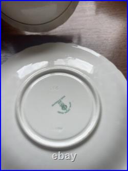 Royal Crown Derby Medway (Buford) China Set Of 4 Cream Soups And Plates England