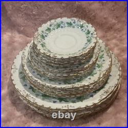 Royal Crown Derby Medway (Buford) Set Of 24 Plates (Various Sizes) MINT