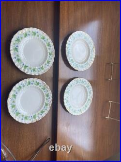 Royal Crown Derby Medway Ivy Maple China 4 Bread Plates 6 1/4 England