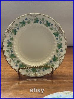 Royal Crown Derby Medway Ivy Maple China 4 Bread Plates 6 1/4 England