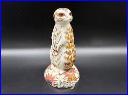 Royal Crown Derby Meerkat Paperweight Bone China England