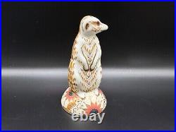 Royal Crown Derby Meerkat Paperweight Bone China England