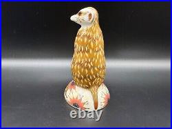 Royal Crown Derby Meerkat Paperweight Bone China England