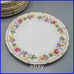 Royal Crown Derby Melody Gadoon Scalloped Salad Plates 8 1/4 Set of 11
