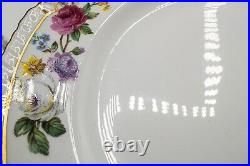 Royal Crown Derby Melody Gadoon Scalloped Salad Plates 8 1/4 Set of 11