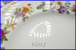 Royal Crown Derby Melody Gadoon Scalloped Salad Plates 8 1/4 Set of 11