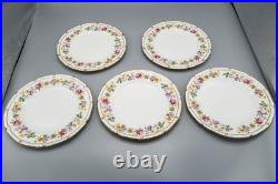 Royal Crown Derby Melody Gadoon Scalloped Salad Plates 8 1/4 Set of 11