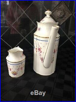 Royal Crown Derby Melrose Coffee Pot & Creamer Bone China England