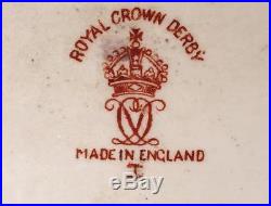 Royal Crown Derby Menu Stand Hand Painted Pembroke Castle Signed WEJ Dean 1938