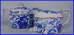Royal Crown Derby Mikado Blue & White Porcelain China Creamer Sugar Bowl English
