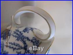 Royal Crown Derby Mikado Blue & White Teapot w lid 6.5 inch 6 cup