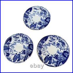 Royal Crown Derby Mikado Lot 4 Creamer 1963 & 3 Cups Saucer 1920s Vintage