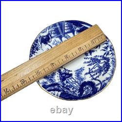 Royal Crown Derby Mikado Lot 4 Creamer 1963 & 3 Cups Saucer 1920s Vintage