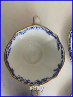 Royal Crown Derby Mikado Pattern Porcelain Set of 8 Cups & Saucers