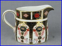 Royal Crown Derby Milk Jug And Sugar Bowl Old Imari Pattern 1128