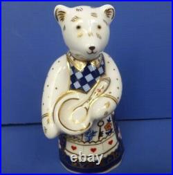 Royal Crown Derby Miniature Teddy Bear Cook (Pre-Owned)