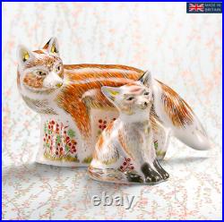 Royal Crown Derby Mother Fox Paperweight Brand New Boxed 1st Quality
