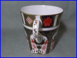 Royal Crown Derby Mug Old Imari Pattern 1128 3¾ Tall