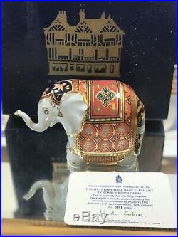 Royal Crown Derby Mulberry Hall Elephant Paperweight