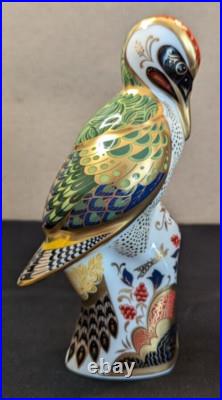 Royal Crown Derby NEWSTEAD GREEN WOODPECKER Lt Ed. Signed Jane James w Box e