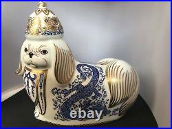 Royal Crown Derby National Dogs Marked Pekinese Paperweight English Bone China