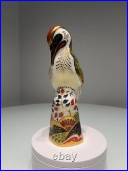 Royal Crown Derby Newstead Woodpecker with certificate and box