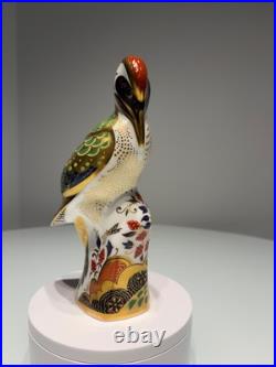 Royal Crown Derby Newstead Woodpecker with certificate and box