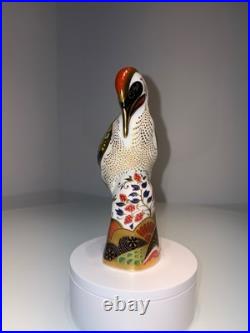 Royal Crown Derby Newstead Woodpecker with certificate and box