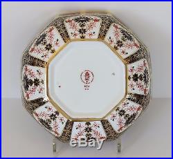 Royal Crown Derby OCTAGONAL BOWL Old Imari 1128 Solid Gold Band 1st Quality