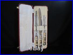 Royal Crown Derby OLD IMARI 1128 Boxed 3 piece Carving Set