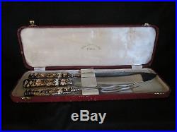 Royal Crown Derby OLD IMARI 1128 Boxed 3 piece Carving Set