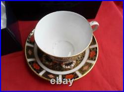 Royal Crown Derby OLD IMARI (1128) Breakfast Cup & Saucer (Boxed) REDUCED