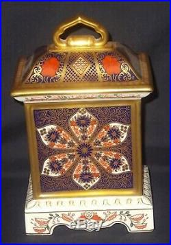 Royal Crown Derby OLD IMARI 1128 Mantle / Carriage Clock