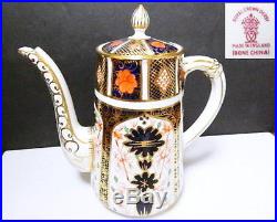 Royal Crown Derby OLD IMARI 2 Cup Mini Coffee Pot, 1st Quality, Mint, RARE