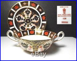 Royal Crown Derby OLD IMARI Cream Soup Bowl & Saucer(s), 1st Quality, MINT