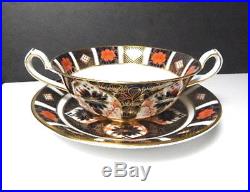 Royal Crown Derby OLD IMARI Cream Soup Bowl & Saucer(s), 1st Quality, MINT